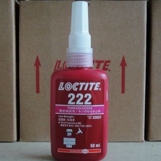 Keo khóa ren Loctite 222 cho bulông ốc vít - chai 50ml