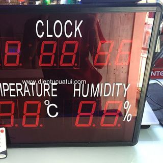 Đồng hồ Nhiệt độ - Độ ẩm - Giờ Phút Giây