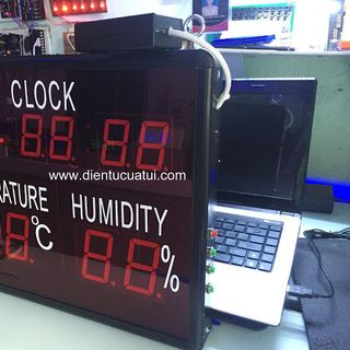 Đồng hồ Nhiệt độ - Độ ẩm - Giờ Phút Giây
