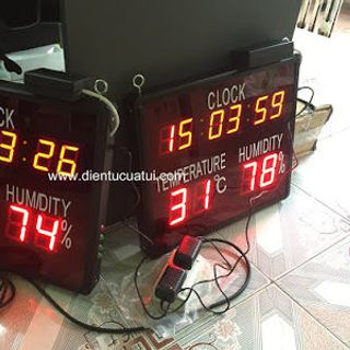 Đồng hồ Nhiệt độ - Độ ẩm - Giờ Phút Giây