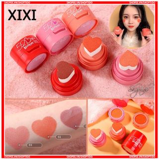 Má Hồng Dạng Kem Hình Tim XiXi 520 Blusher Hàng Nội Địa Trung Cao Cấp NoD326 - Shoptido