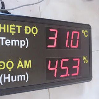 Đồng hồ Nhiệt độ - Độ ẩm 5x7 Mini