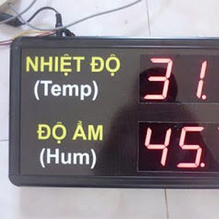 Đồng hồ Nhiệt độ - Độ ẩm 5x7 Mini