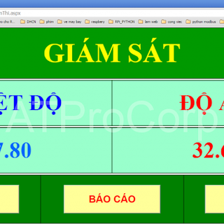 Đo nhiệt độ - Độ ẩm xem qua Smart Máy tính