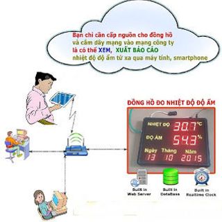Đo nhiệt độ - Độ ẩm xem qua Smart Máy tính