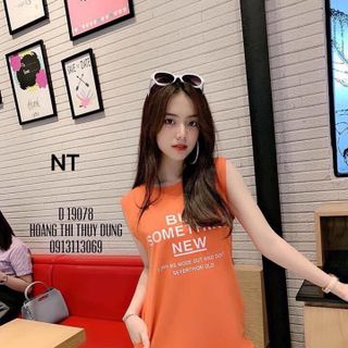 Đầm Thun phông rộng