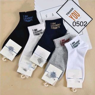 tất nam cổ ngắn 3 mẫu như hình