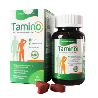 Viên uống tăng cân Tamino bổ sung hợp chất Whey Protein hộp 30 viên giá sỉ