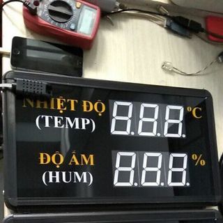 Đồng hồ led Giám Sát Nhiệt độ - Độ ẩm Giao tiếp máy tính