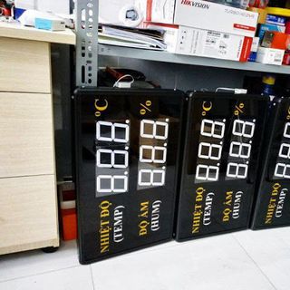 Đồng hồ led Giám Sát Nhiệt độ - Độ ẩm Giao tiếp máy tính