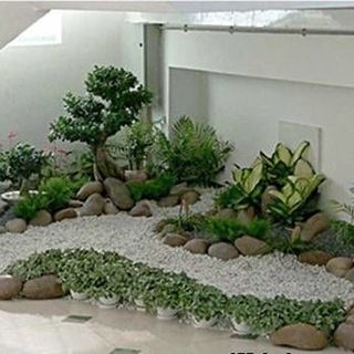 Sỏi trắng trang trí