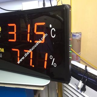 Bộ đo nhiệt độ độ ẩm nhà xưởng KCN - KT35 x 60 x 5 cm