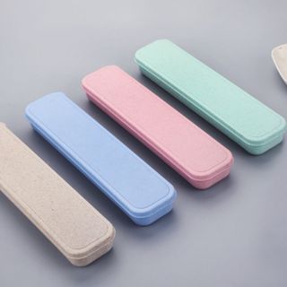 Hộp Lúa Mạch Đựng Ống Hút Bảo Vệ Môi Trường
