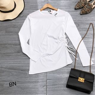 áo len nữ đẹp kiểu hàn quốc dễ thương giá sỉ dài tay xỏ ngón rút eo BN 43530 Kèm Ảnh Thật