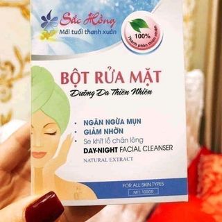 Bột rửa mặt sắc hồng