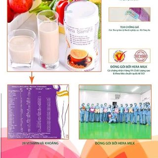 HERA SLIMFIT 500g - Sữa giảm cân AN TOÀN CHUẨN CHÂU ÂU