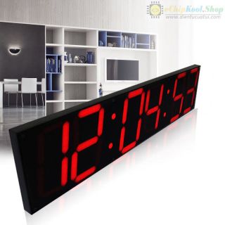 Đồng hồ led treo tường 3D đẹp Full White Giờ Phút Giây