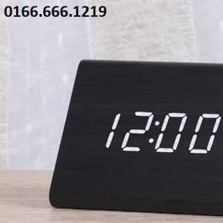 Đồng hồ để bàn led - Hình tam giác mini đẹp