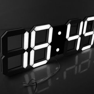 Đồng hồ led treo tường 3D siêu lớn 6 số
