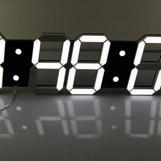 Đồng hồ led treo tường 3D siêu lớn 6 số