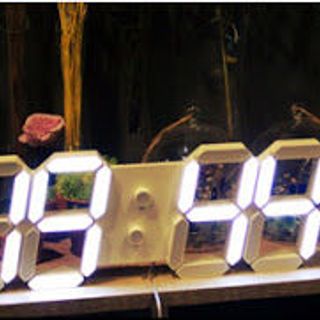 Đồng hồ treo tường Led 3D - Đa Sắc