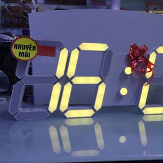 Đồng hồ treo tường Led 3D - Đa Sắc