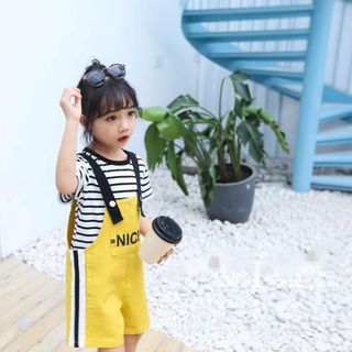 Set yếm áo thun bé gái giá sỉ tphcm