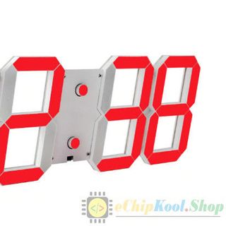 Đồng hồ Led 3D treo tường kích thước lớn - Đếm ngược - Hẹn giờ báo thức hàng ngày