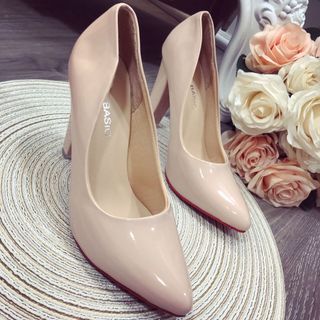 Giày cao got da bóng