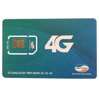 Sim trắng viettel 4G