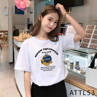 ÁO THUN TAY LỠ IN PHÔ MAI VÀ BÁNH KẸO PHONG CÁCH XÌ TEEN FREE SIZE -ATTL53 giá sỉ