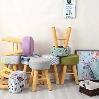 Ghế đôn bọc nỉ cao cấp cho các chủ của hàng