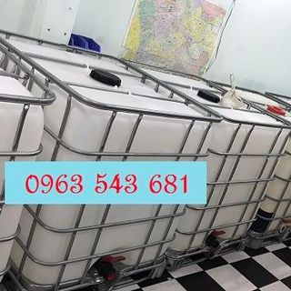 Thùng nhựa 1 tấn đựng hóa chất thùng nhựa cũ 1 tần bồn nhựa 1 tấn đựng hóa chất