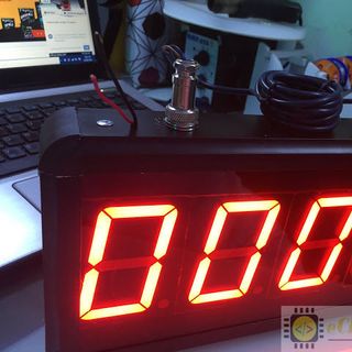 Bộ đếm sản phẩm 4 số led - Cảm biến kim loạii SN04-N NPN