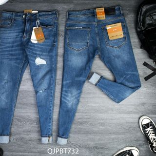 Jean T732 xanh đậm