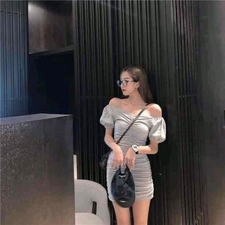 đầm body nhún giá sỉ