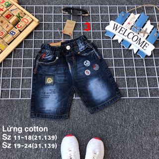 Quần lửng jean cotton