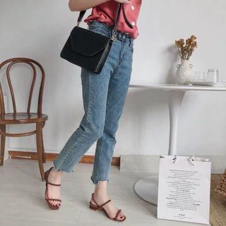 Giày sandal nhiều màu got vuông