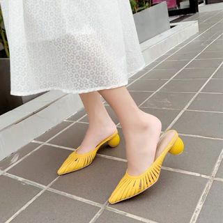 Dép cao gót sục đế bầu