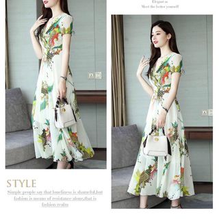 ĐẦM XOÀ HOẠ TIẾT CAO CẤP