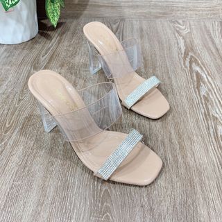 Dép cao gót quai mika
