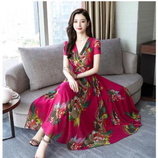 ĐẦM XOÀ HOẠ TIẾT CAO CẤP