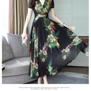 ĐẦM XOÀ HOẠ TIẾT CAO CẤP