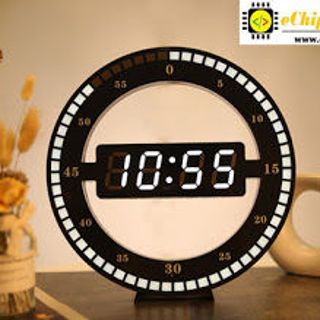 Đồng hồ treo tường led 3D Circle độc đáo