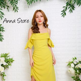 Đầm Dự Tiệc Thiết Kế Rớt Vai