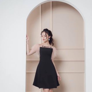 Đầm Thiết kế Phối Lưới Thêu