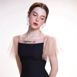 Đầm Thiết kế Phối Lưới Thêu