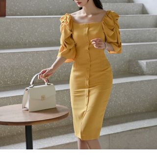 ĐẦM VÀNG TAY NHÚN TẦNG - DT990