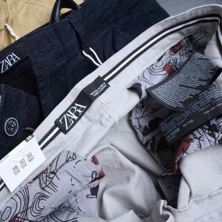 Quần kaki zara phối xích