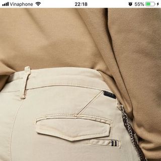 Quần kaki zara phối xích